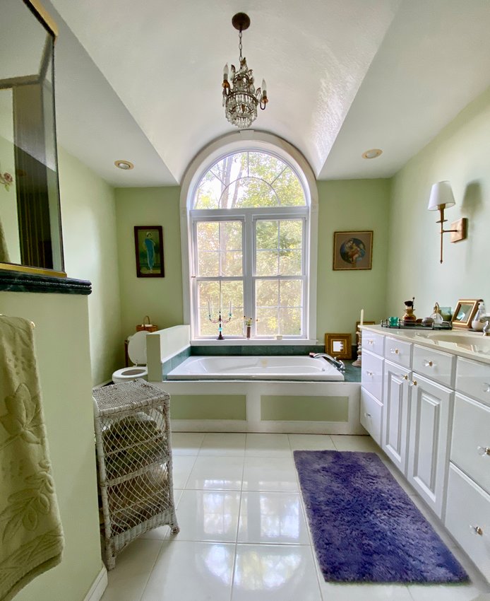 Luxury awaits in the en suite bath on the main floor.